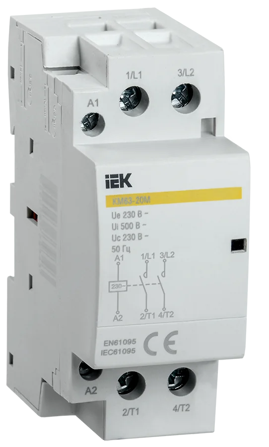 IEK KARAT Контактор модульный КМ63-20М AC