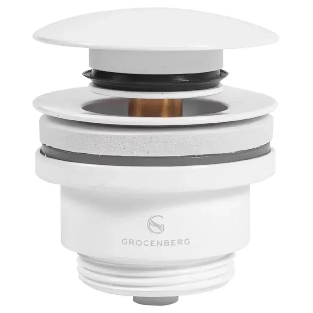 Донный клапан Grocenberg GB106W Белый
