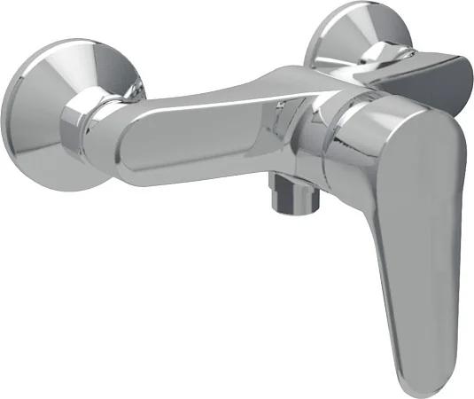 PEONIA-DM-01 Смеситель для душа однорычажный, хром, ручки хромированные