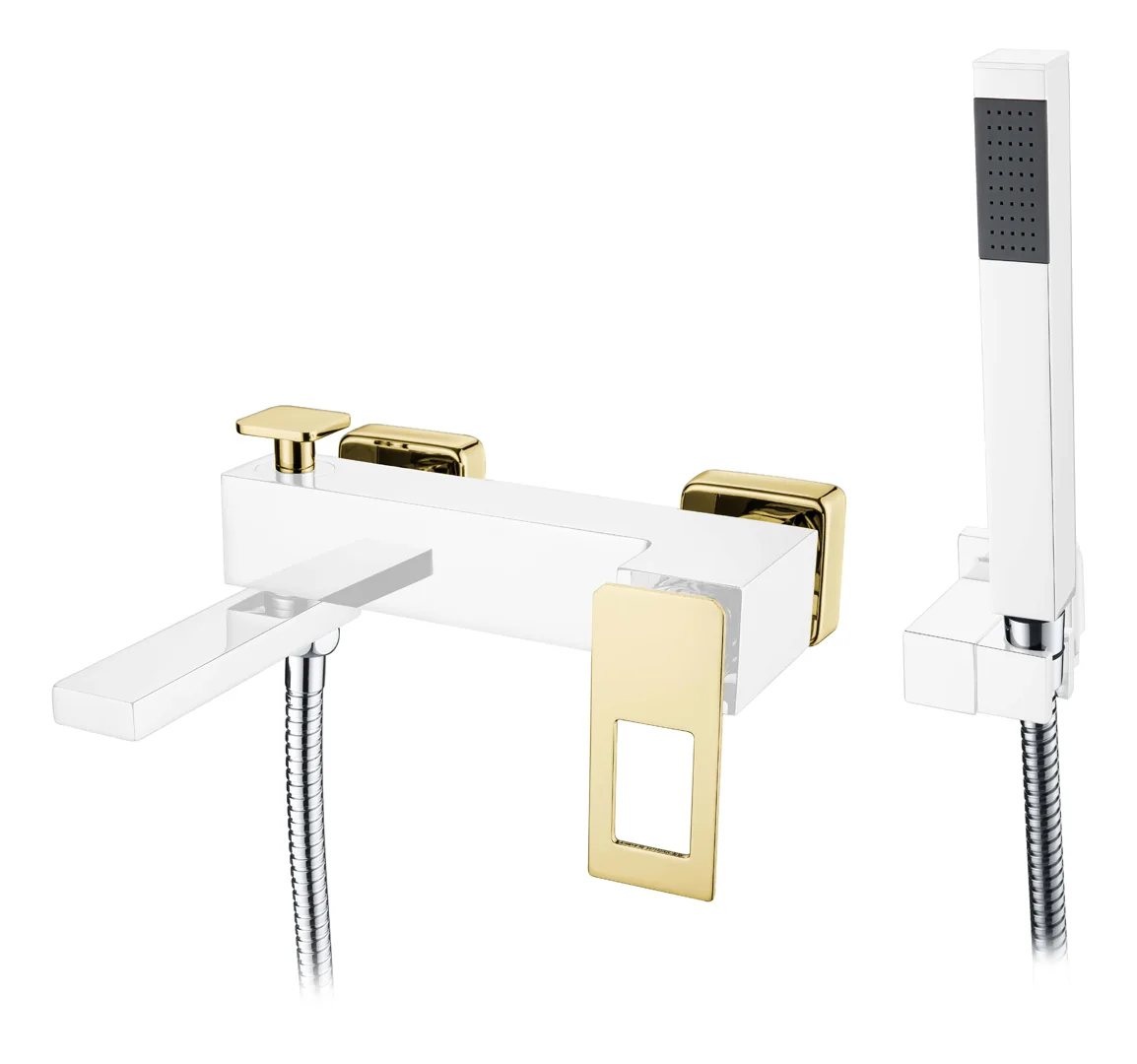 Boheme Смеситель для ванны QChromeGold_Комплект