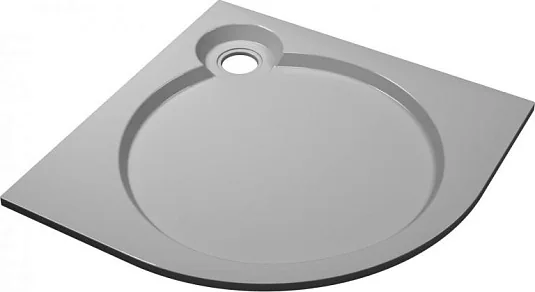 TRAY-S-R-80-550-56-W Встраиваемый литой поддон из искусственного мрамора  800х800х56, белый (Bianco)