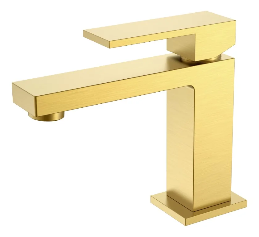 Boheme Смеситель для умывальника QUBIC Matt Gold