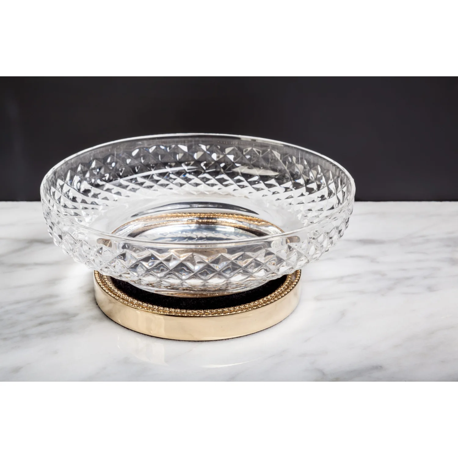 Boheme Мыльница ЗОЛОТО Crystal Luxury Options