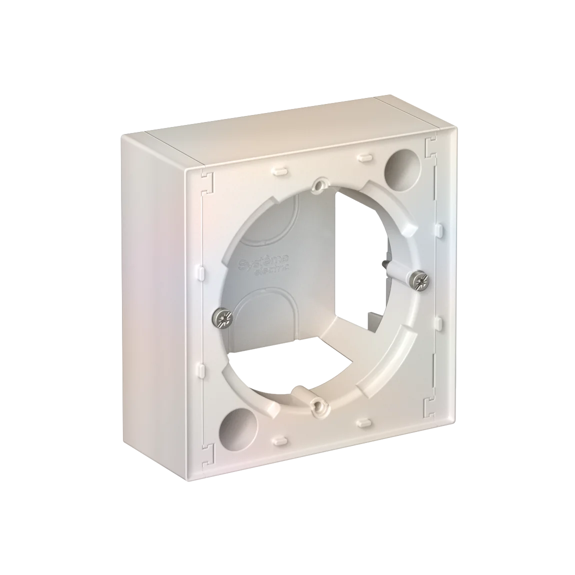 ATLASDESIGN КОРОБКА для наружного монтажа, ЖЕМЧУГ