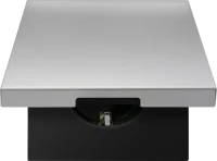 Donel R98 METAL благородная сталь накладка для розетки Schuko с  с крышкой, 16A 250 В~, серия DA