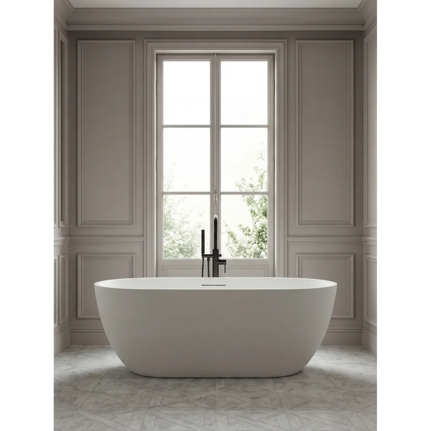 Ванна из искусственного камня AltroBagno Bruna 090201 White н