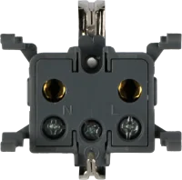Donel W55 механизм розетки 2К+З для скрытой установки, IP55, серия (тип) DIP55