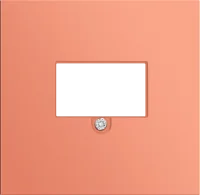 Donel R98 матовый коралл накладка стандарта TAE для розеток USB, HDMI, Аудио, серия DA