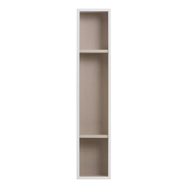 Шкафчик подвесной с открытыми полками 53143 Bianco Lucido, 20x12x100 Cezares