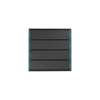 Donel Сенсорный кнопочный модуль KNX, 4 группы, метеорит. Серия устройств: DKNX