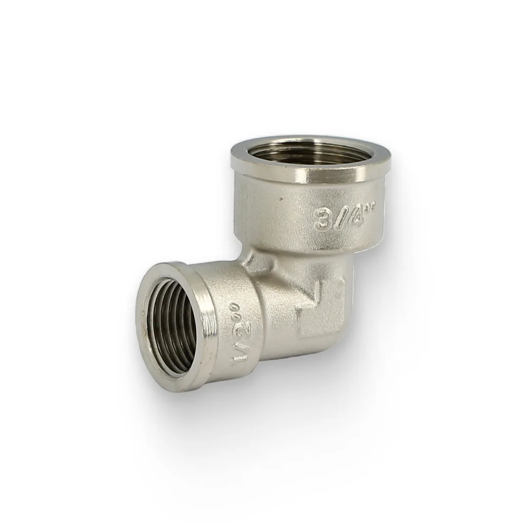 Угол ВВ 3/4" x 1/2", никелированный Uni-Fitt
