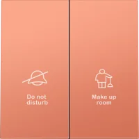 Donel R98 матовый коралл клавиша 2-я с символами DND/MUR, серия DA