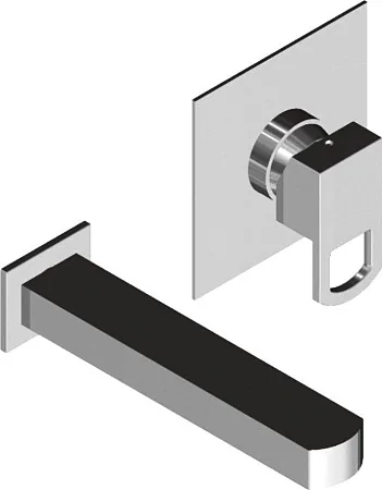 LEVICO-BLS1-01-W0 Смеситель для раковины встраиваемый, без  донного клапана, исполнение хром