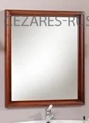 VENEZIA Зеркало VNZ/SP.04 Mielle Frassinato Radica Mogano, 90x80 CEZARES