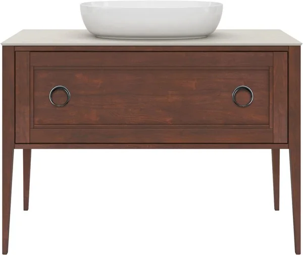Kerama Marazzi PL.CN.120.1+1/NUT.M Тумба PLAZA Classic NEO напольная 1+1 ящик 120, орех матовый