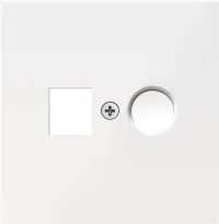 Donel R98 белый накладка для розеток   RJ45+SAT, 2-я, серия DA