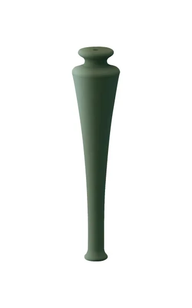 TIFFANY Ножки для шкафчика, комплект 2 штуки, высота 35 см, дерево 40418 Verde opaco, 8x8x35 CEZARES