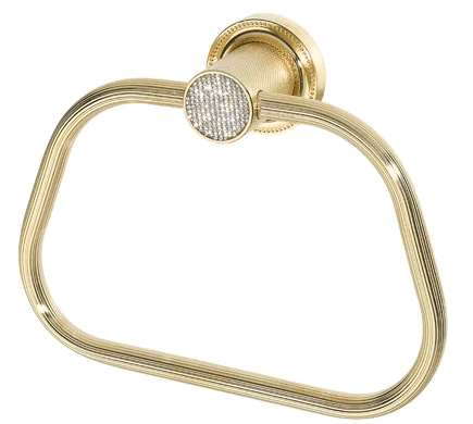 Boheme Полотенцедержатель кольцо ROYALE CRISTAL GOLD