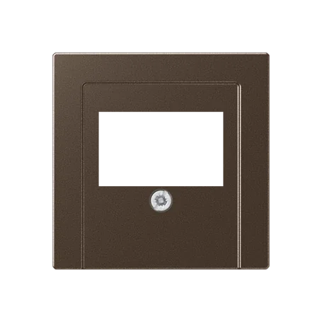 Крышка для ТАЕ и USB розеток, фиксация винтом; дюропласт; мокко; A500