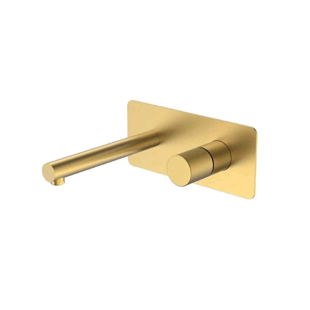 Boheme Смеситель STICK из стены MATT GOLD SPIRALE_Комплект