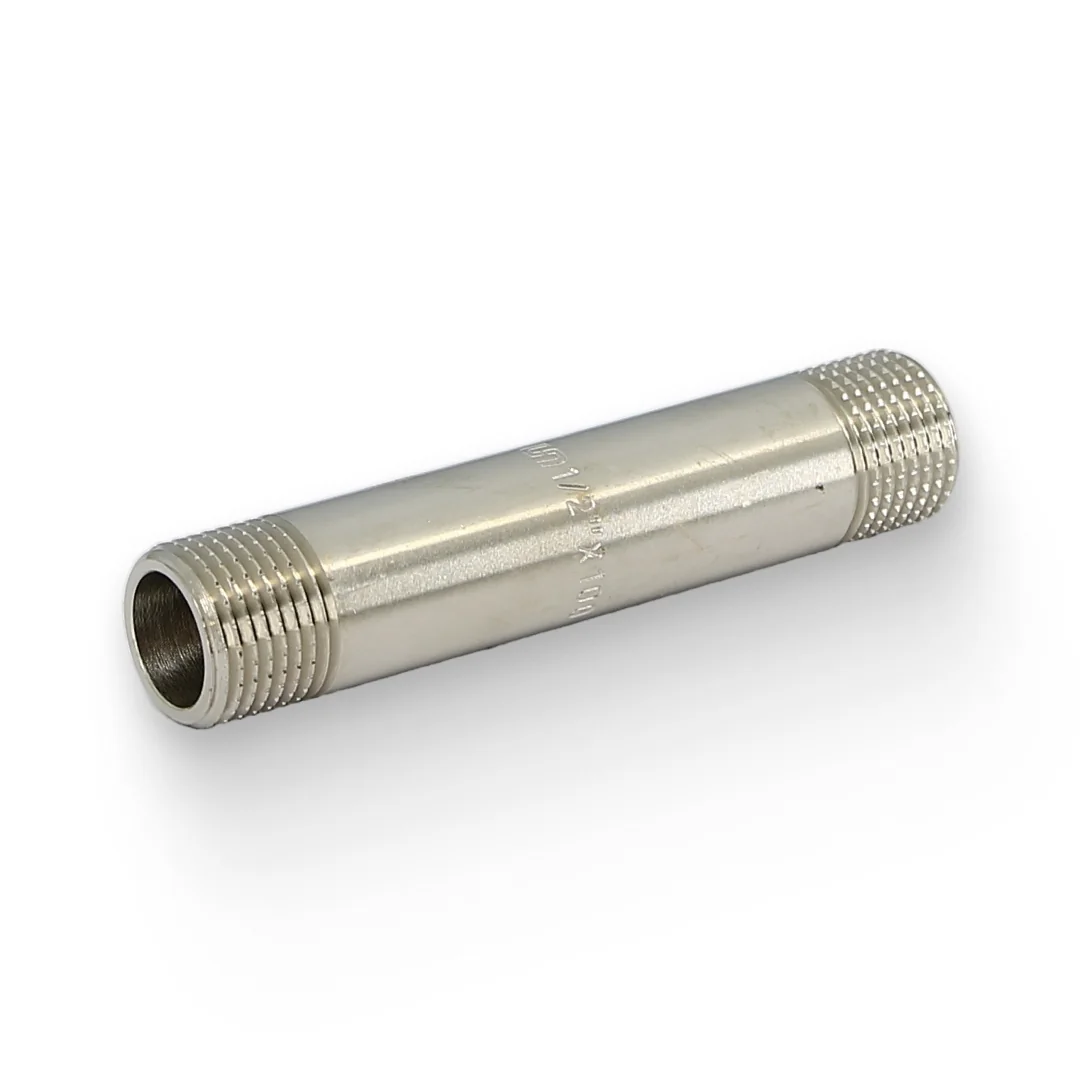 Удлинитель НН 100 мм 1/2", никелированный Uni-Fitt