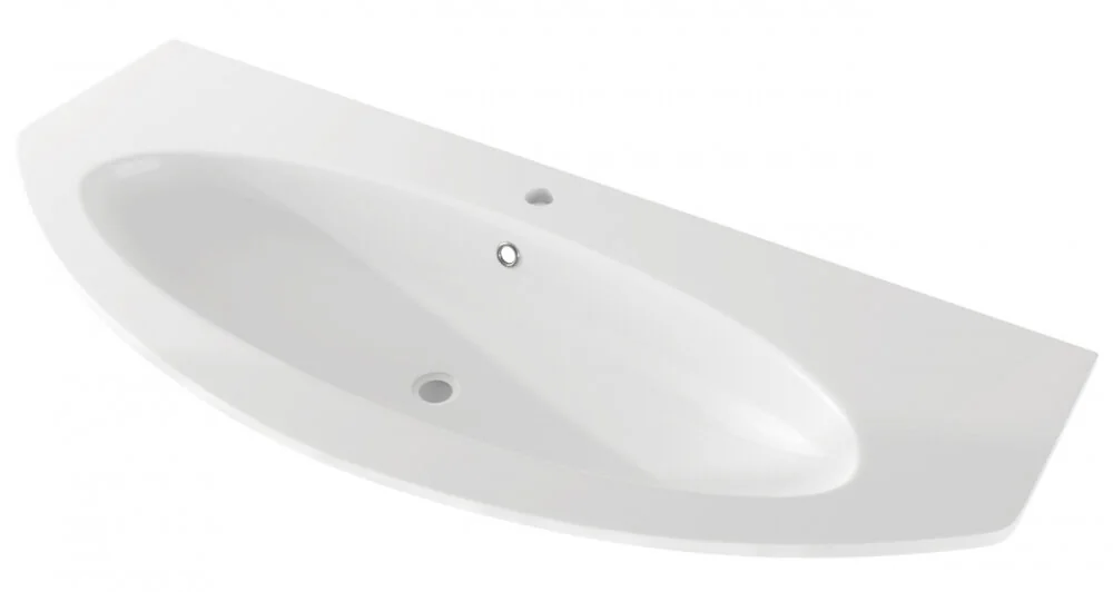 EDEN Раковина из искусственного мрамора 50178 Bianco, 122x51x14