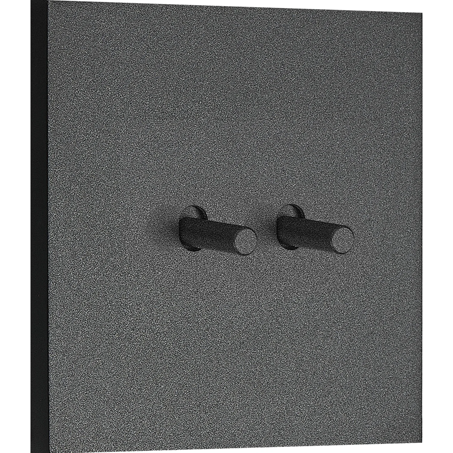 Donel N96 Переключатель на 2 тумблера, Цилиндр, 10AX 250V, Черный, серия DT