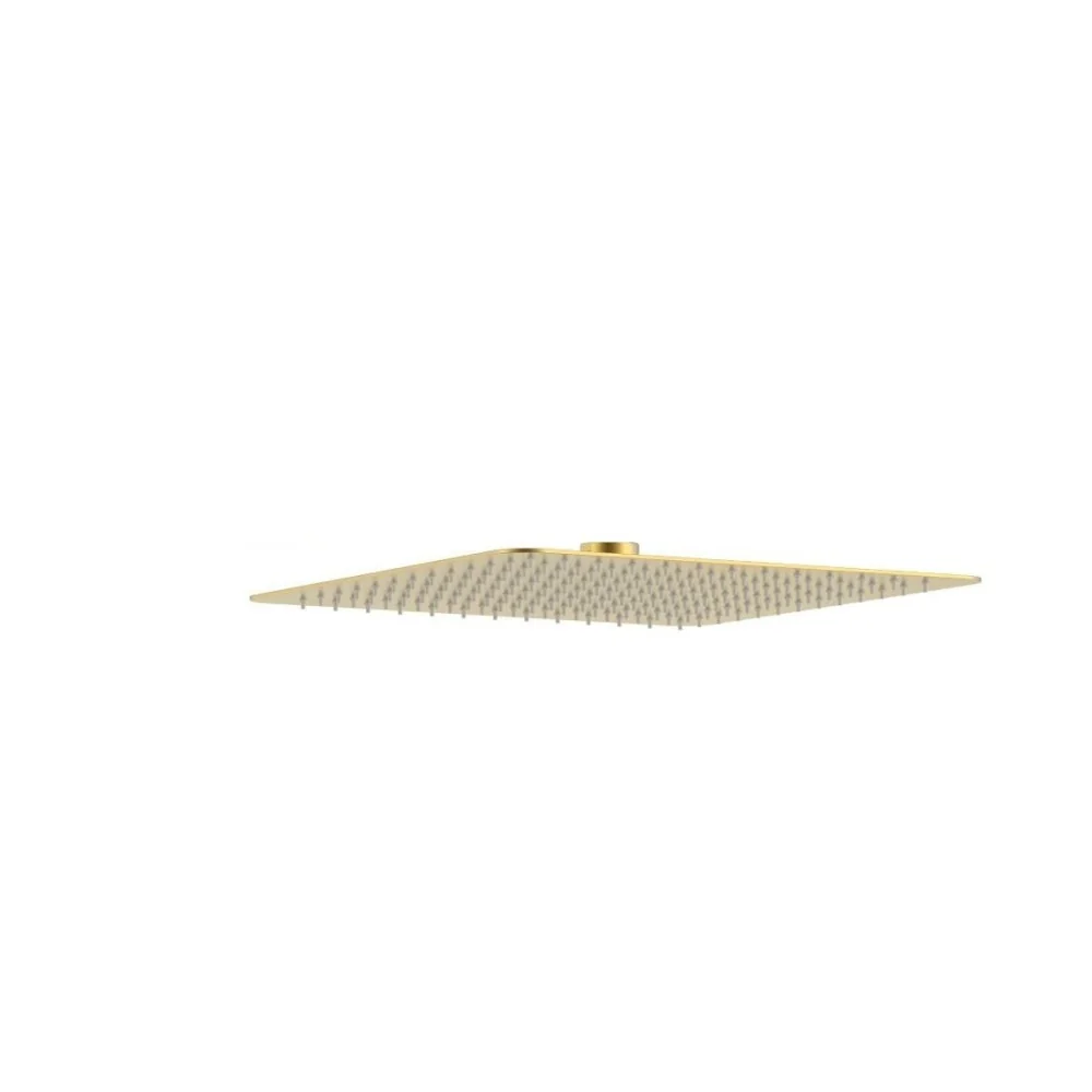 Boheme Верхний душ QUBIC латунь MATT GOLD  30*30cm