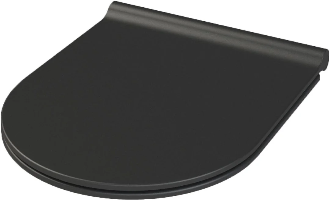 Boheme Nero крышка для унитаза SLIM черная матовая