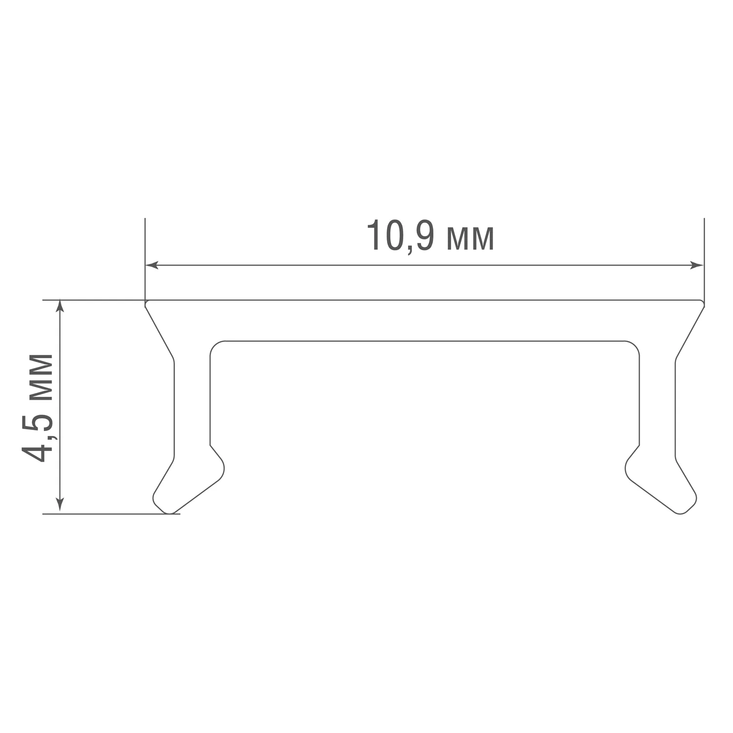 Donel, рассеиватель для профиля DN18C1210, бобина 10м., Серия:DN18