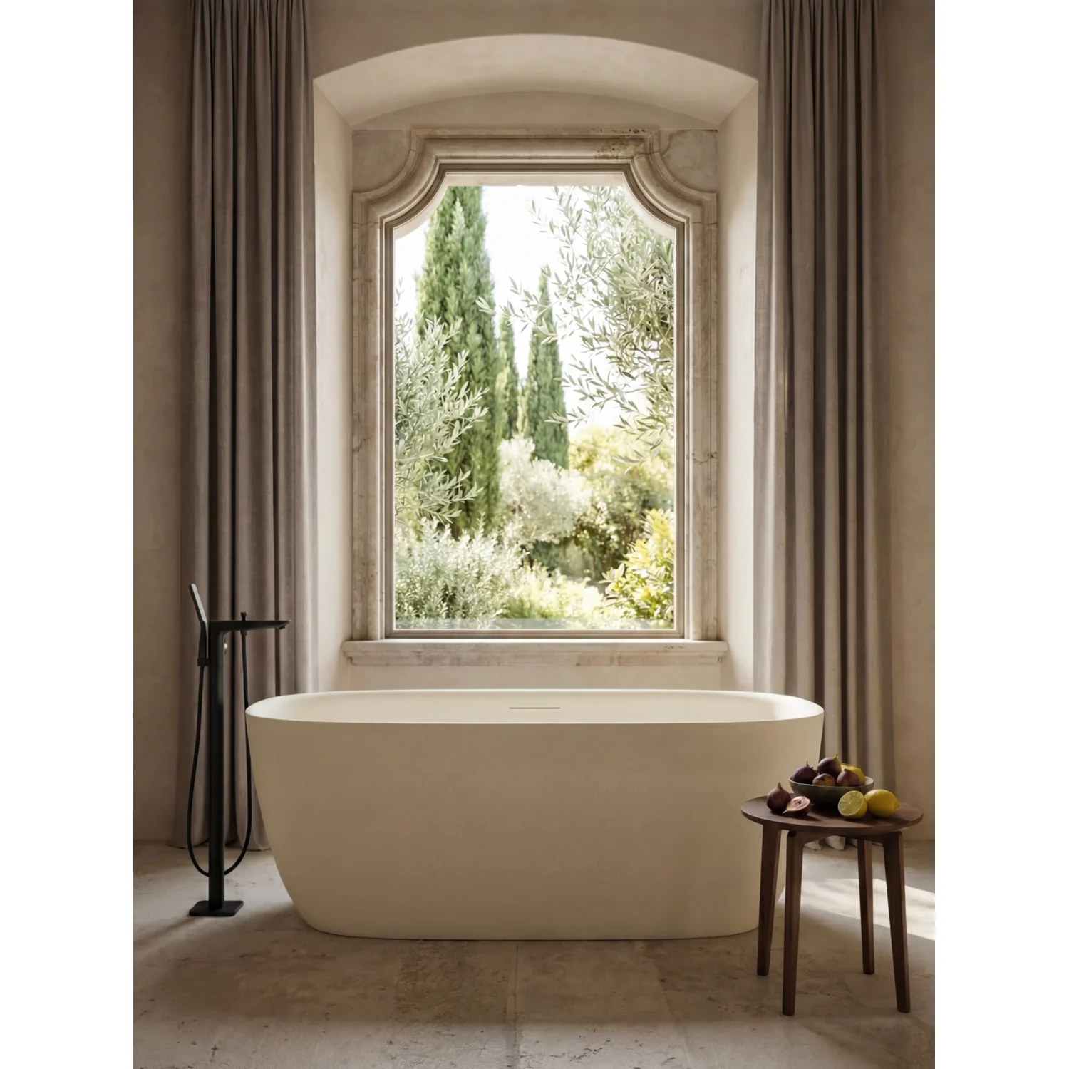 Ванна из искусственного камня AltroBagno Luciana 090223 Cream