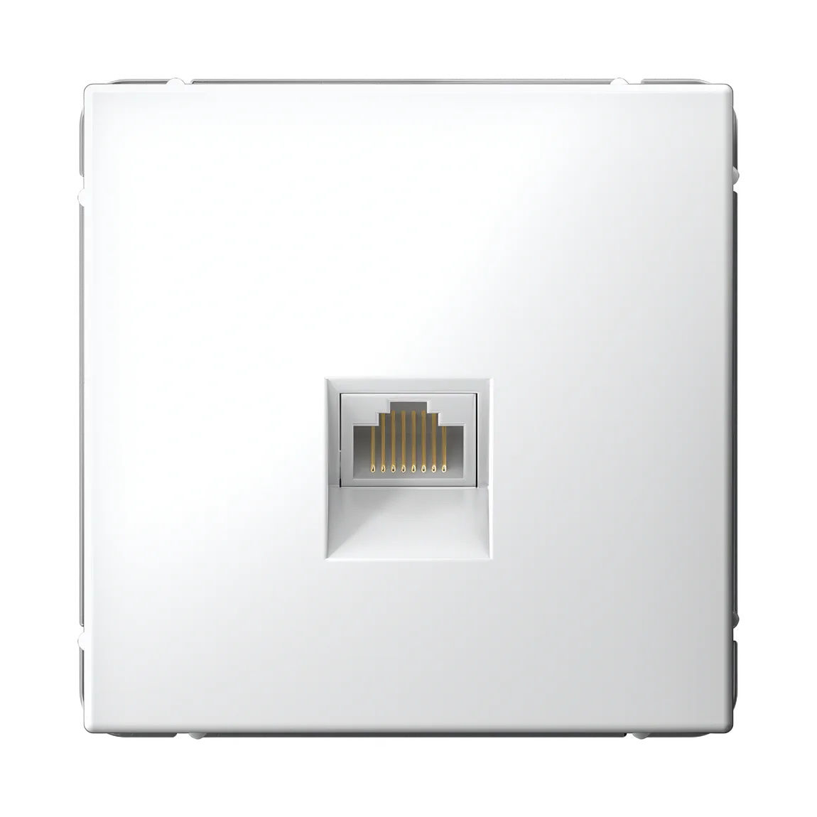 ARTGALLERY РОЗЕТКА компьютерная RJ45, кат. 6A, механизм, БЕЛЫЙ