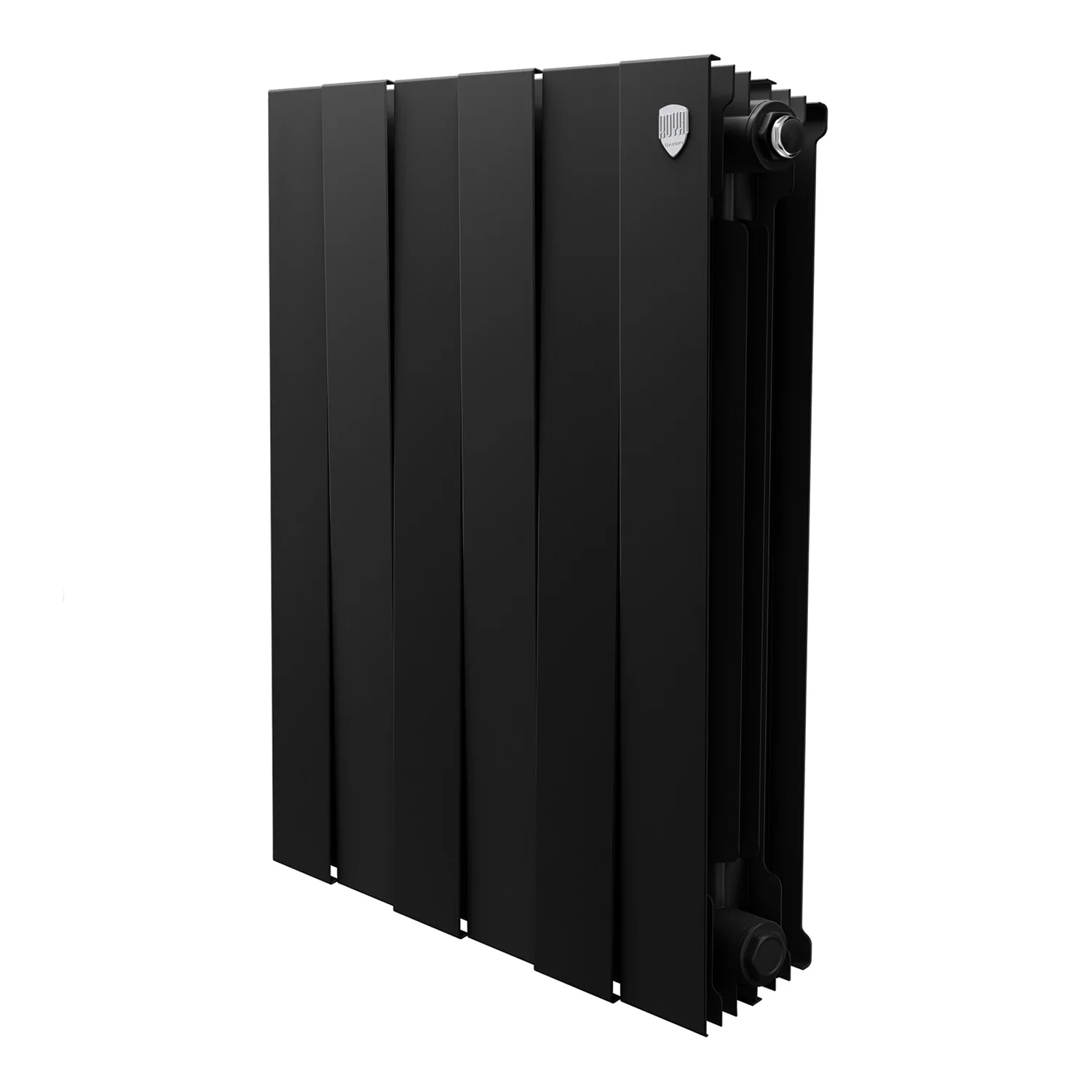 Биметаллический секционный радиатор Royal Thermo PianoForte Noir Sable 500x6 секций
