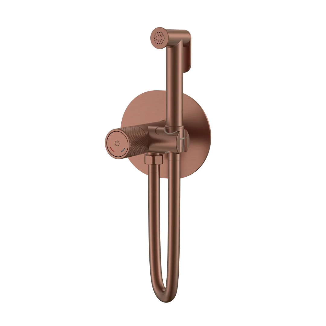 Смеситель гигиенический Boheme TECH Brushed Bronze