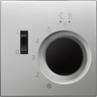 Donel R98 METAL благородная сталь накладка для регулятора тёплого пола DTEF231, серия DA