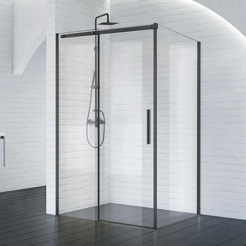 ACQUA-AH-1-140/90-C-NERO Душевой уголок BelBagno