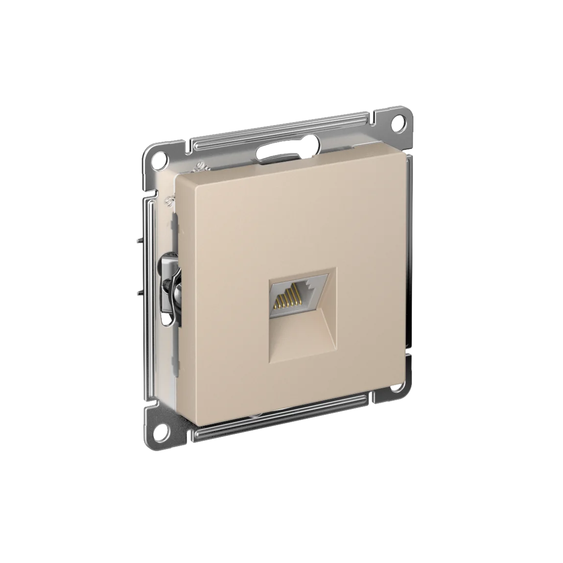 ATLASDESIGN РОЗЕТКА компьютерная RJ45, кат. 5Е, механизм, ПЕСОЧНЫЙ