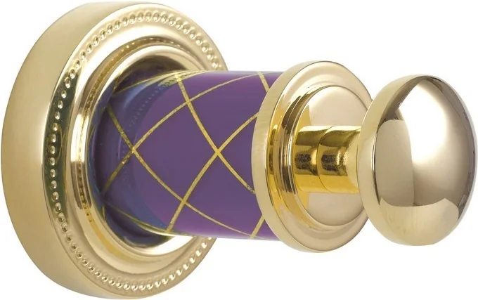 Boheme Крючок MURANO GOLD (фиолетовое)_Комплект