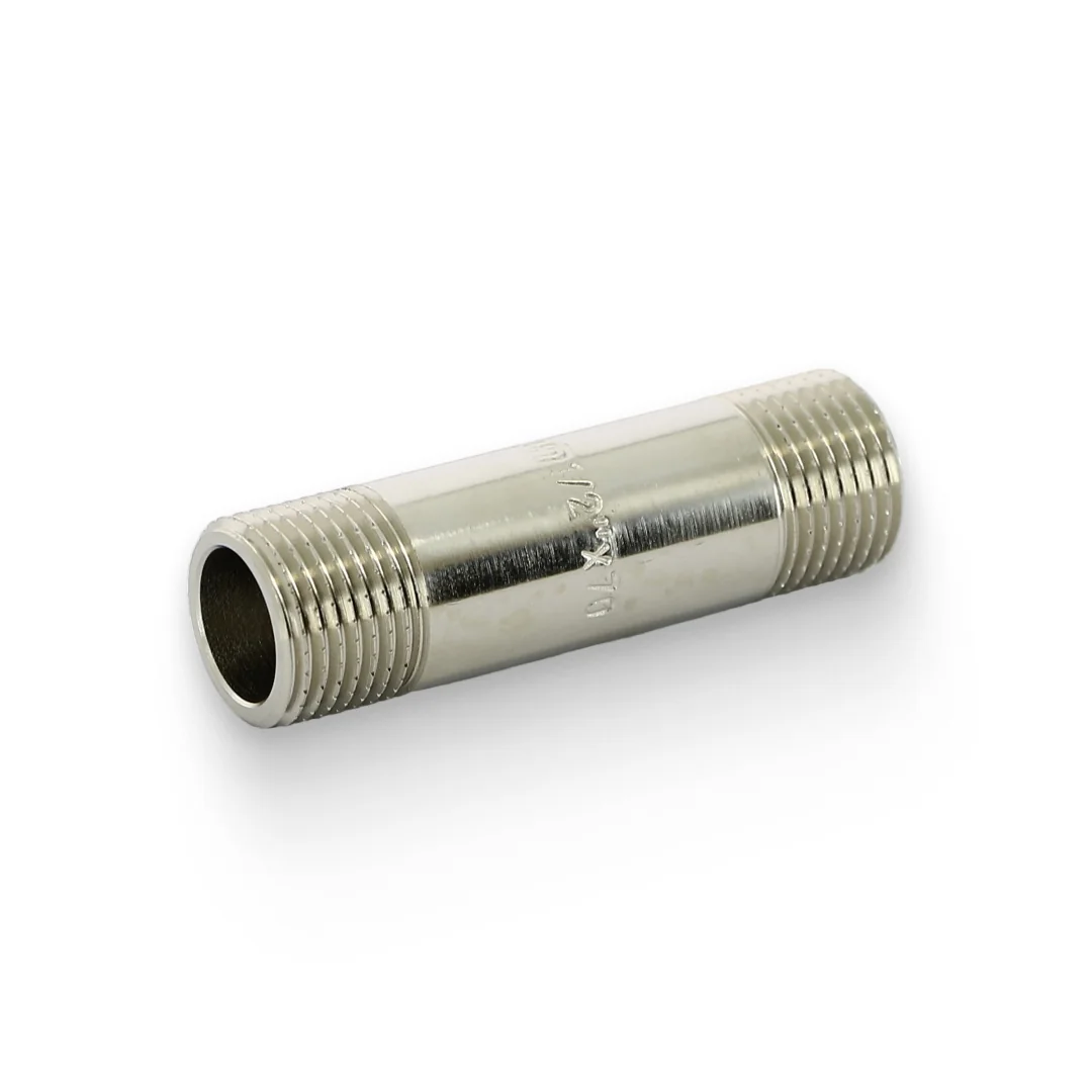 Удлинитель НН 70 мм 1/2", никелированный Uni-Fitt