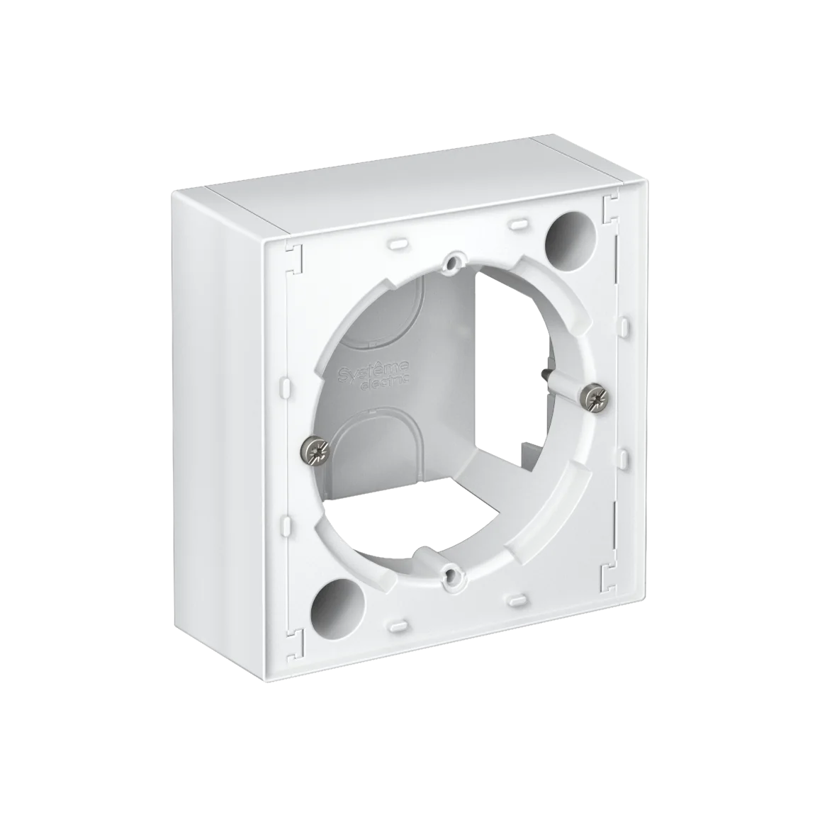 ATLASDESIGN КОРОБКА для наружного монтажа, БЕЛЫЙ