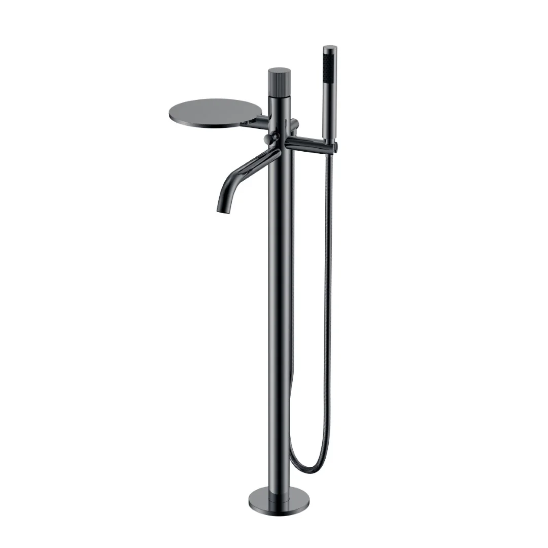 Boheme Смеситель STICK напольный SHINE GUN METAL LINEA