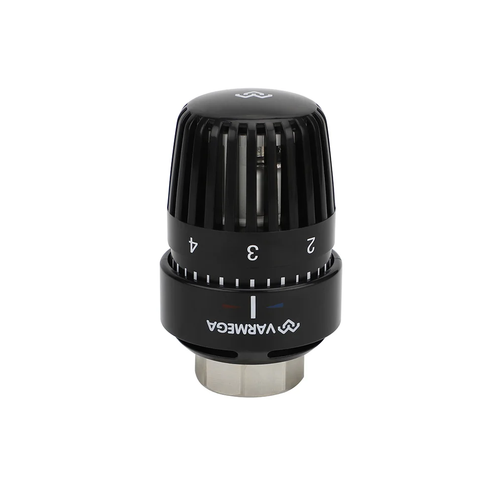 Термостатическая головка Varmega, серия VM110, M30х1.5, черная
