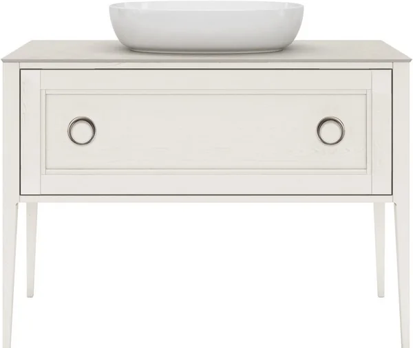 Kerama Marazzi PL.CN.120.1+1/WHT.M Тумба PLAZA Classic NEO напольная 1+1 ящик 120, белая матовая
