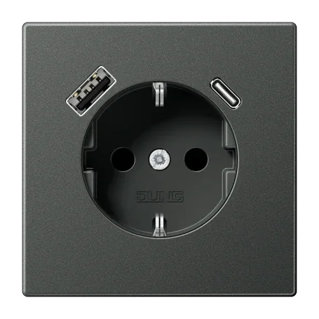 SCHUKO-розетка с USB Typ AC