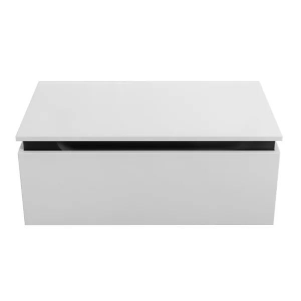 SLIDER Тумба с одним выкатным ящ, Bianco Opaco, 796x476x300, SLIDER-800-1C-PI-BO
