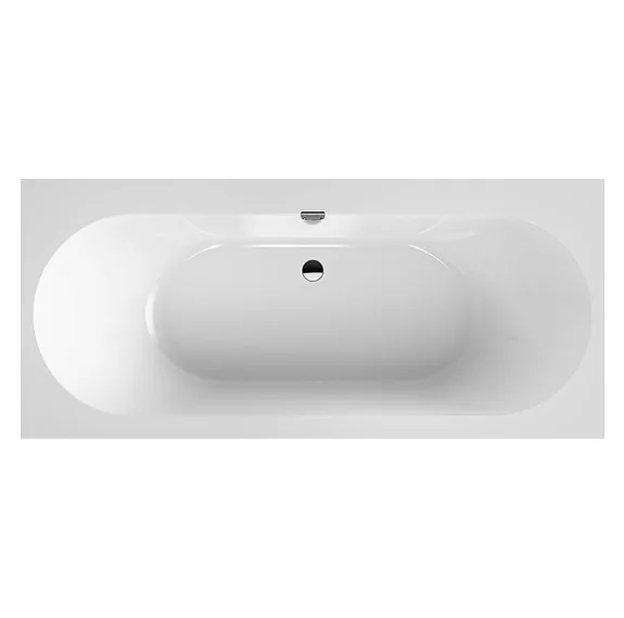Villeroy&Boch Oberon 2.0 Ванна встраиваемая 1800*800*485, слив по центру, в к-те ножки и слив-перели
