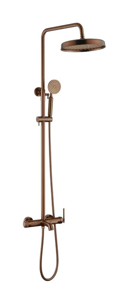 Стойка для душа Boheme ETERNA BRUSHED BRONZE