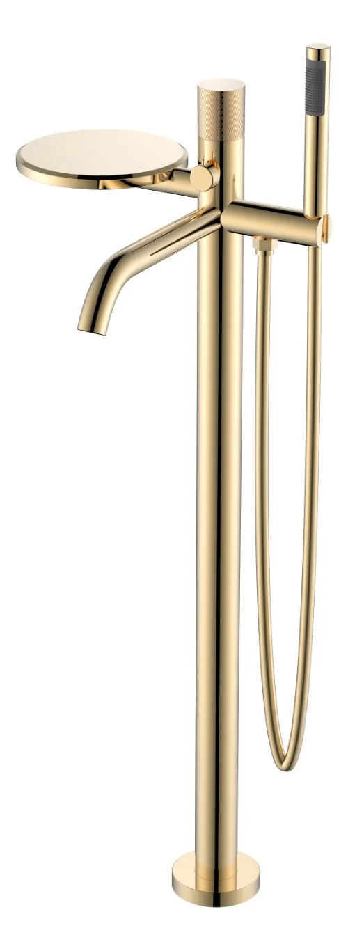 Boheme Смеситель STICK напольный GOLD TOUCH GOLD