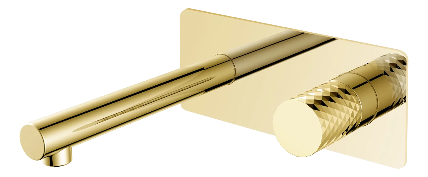 Boheme Смеситель STICK из стены GOLD DIAMOND GOLD