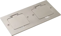 Donel Лючок Surface 4 мод. (2 мод. 45х45 мм.), никель, IP44